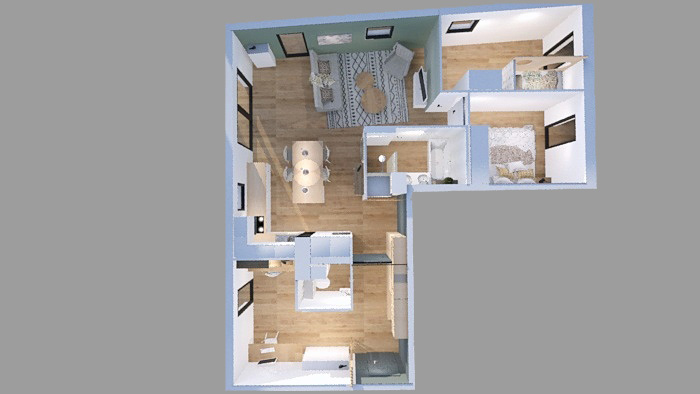 Appartement sur plan