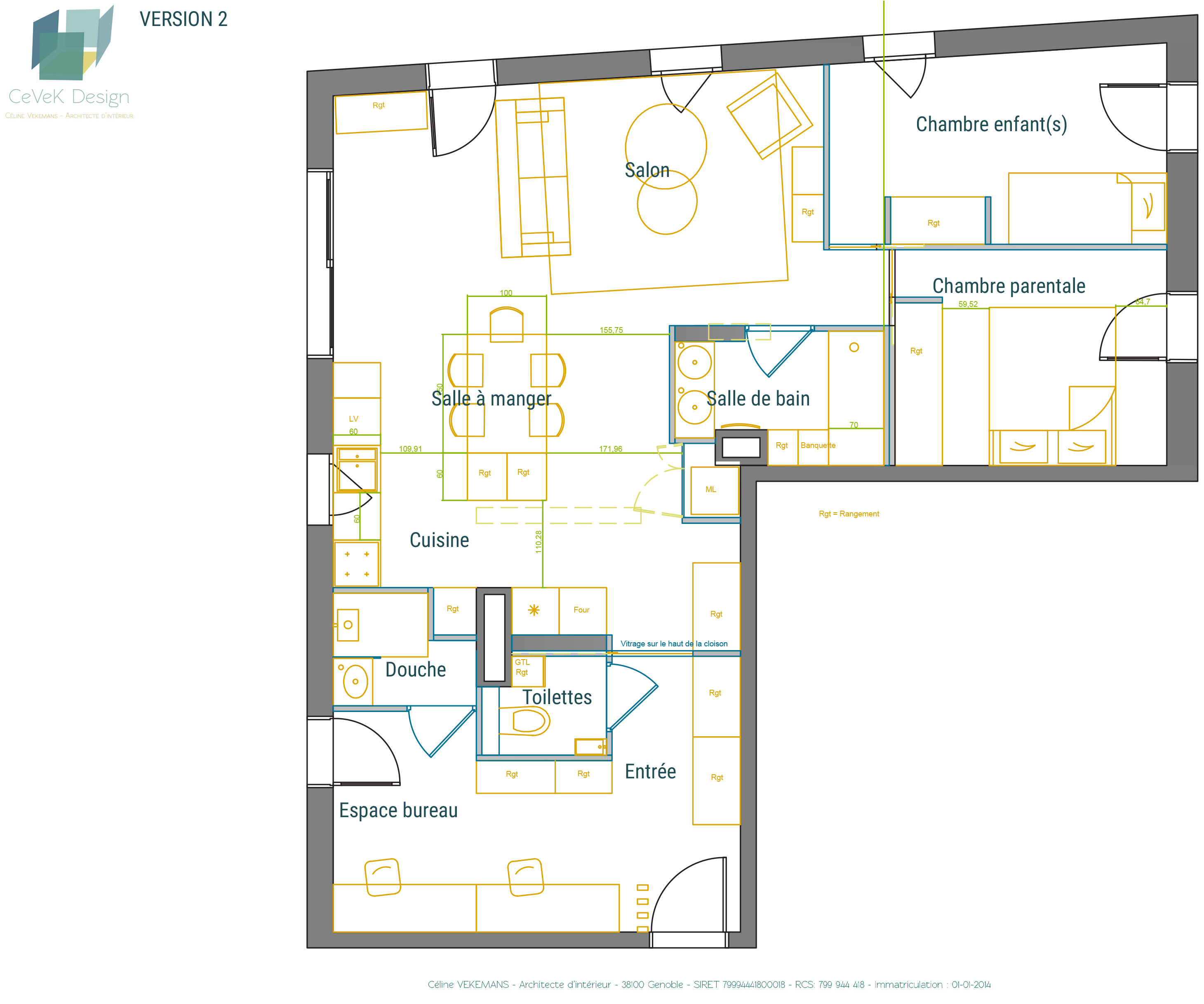 Appartement sur plan
