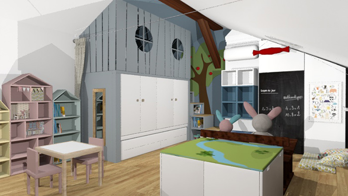 Chambre cabanes