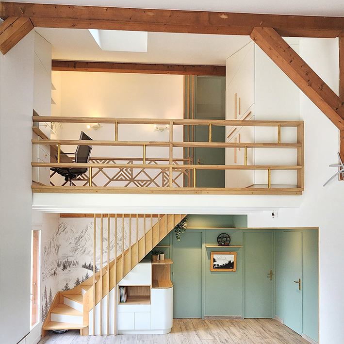 Garde-corps et rangements sur mesure